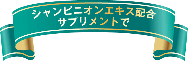 シャンピニオンエキス配合サプリメントで