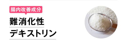 腸内改善成分 難消化性デキストリン